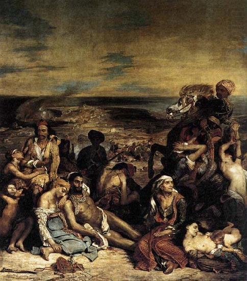 Eugene Delacroix The Massacre at Chios china oil painting image